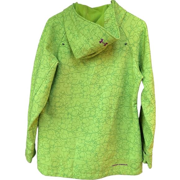 Under Armour Women's Viscosity Softshell Ski Jacket (Green Floral) - Size M - Picture 3 of 6